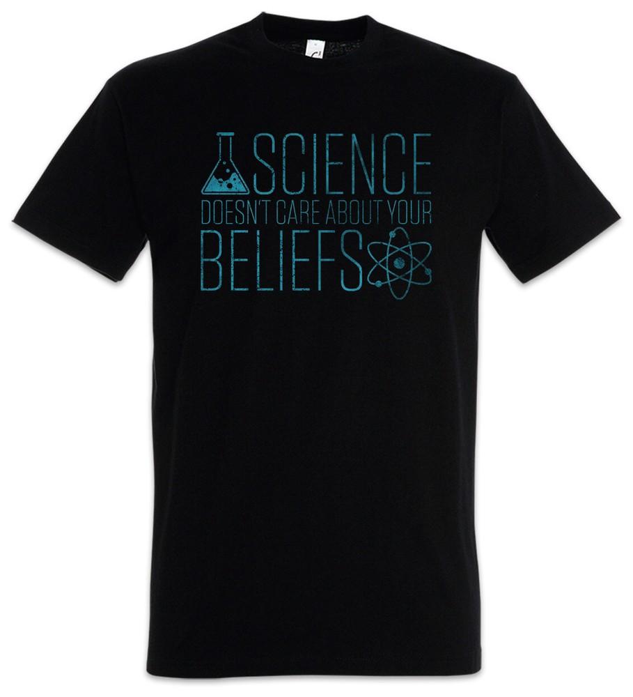 Science Doesn't Care T-Shirt Scientist Chemist Atheism Atheist Physicist Fun