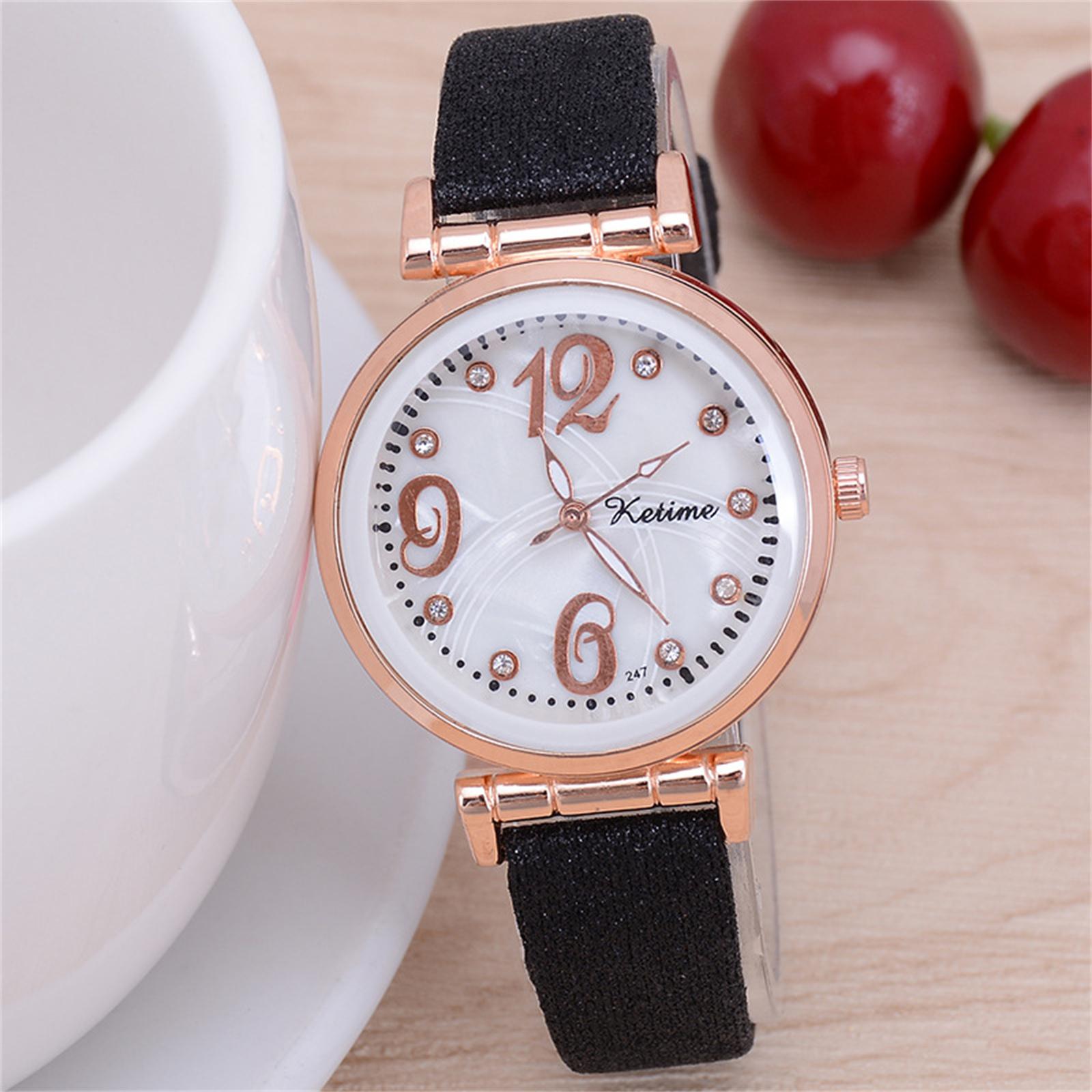 

Женские модные кожаные часы One Size