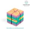 Infinity Zauberwürfel Dekompression Fidget 3D Gedruckter Verformungswürfel Kinder Erwachsene Sensorisches Mini-Gadget Stressabbau Angstspielzeug