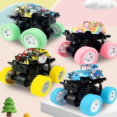Geländewagen-Spielzeug, Kann geschoben und gefahren werden, 360° drehbares Stuntauto, Geeignet für Jungen und Mädchen über 2 Jahre als Geschenk
