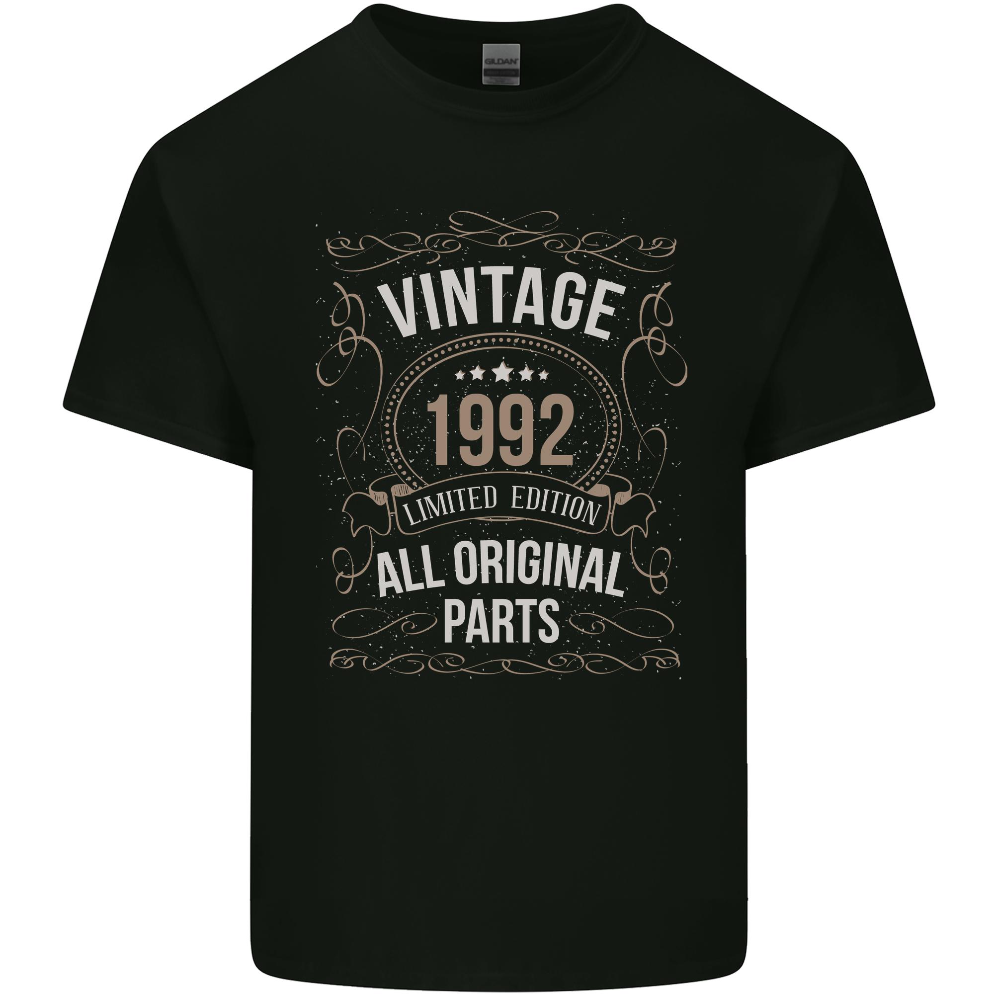 34th Birthday Limited Edition 1992 Unisexs Light Cotton TShirt S