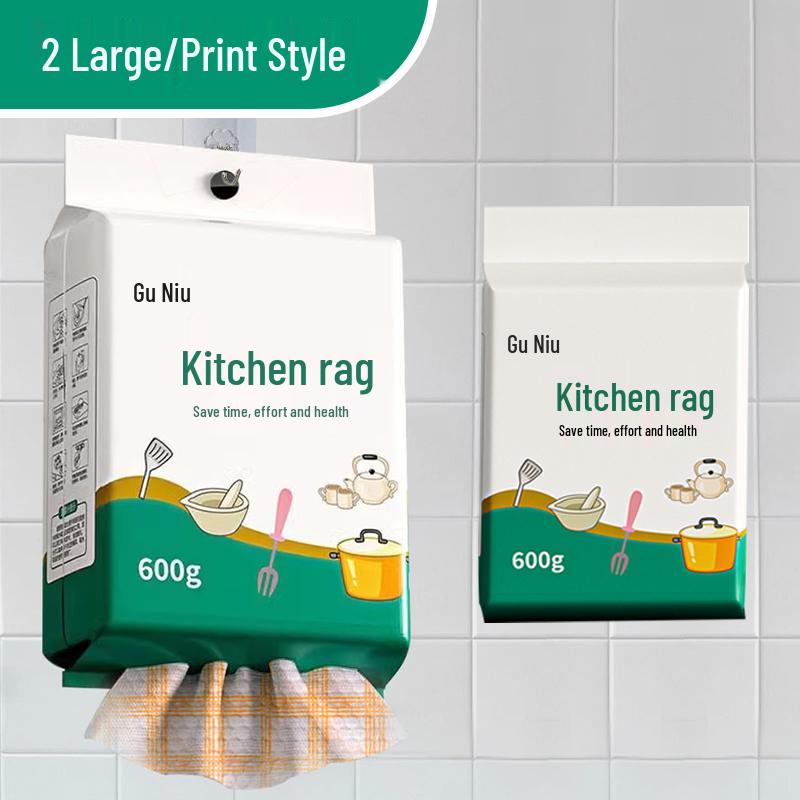 Pogrubiony, dwustronny, jednorazowy mop do mycia naczyń do czyszczenia na sucho i mokro