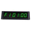 Digital Wall Clock 7   Color Timer Function 6 Digits Electric Wall Clock with Remote Control for Living Room Bedroom Kitchen  