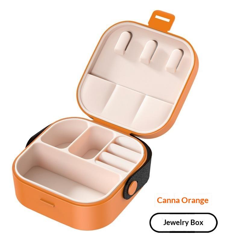 Portable Mini Storage Box With Leak Proof Design Comfortable Handle For Travel Work Daily Use Multiple Bright Colors Available