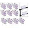 10 Pezzi Clip Porta Segnaletica Gridwall Supporto Espositore Segnaletica Merce Clip Etichetta Negozio Dettaglio Per Espositore a Griglia Metallica