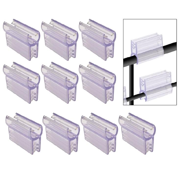 10 Pezzi Clip Porta Segnaletica Gridwall Supporto Espositore Segnaletica Merce Clip Etichetta Negozio Dettaglio Per Espositore a Griglia Metallica