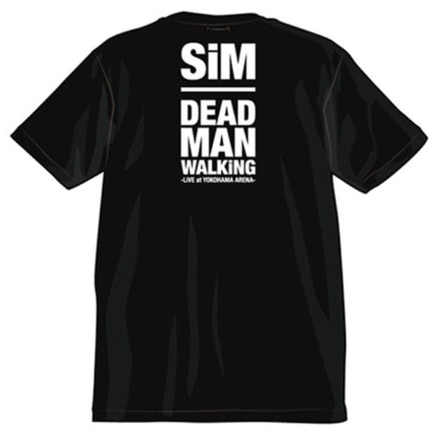 SiM 2017 Merchandise: DEAD MAN WALKiNG -Live in der YOKOHAMA ARENA- Limitiertes T-Shirt, Größe M