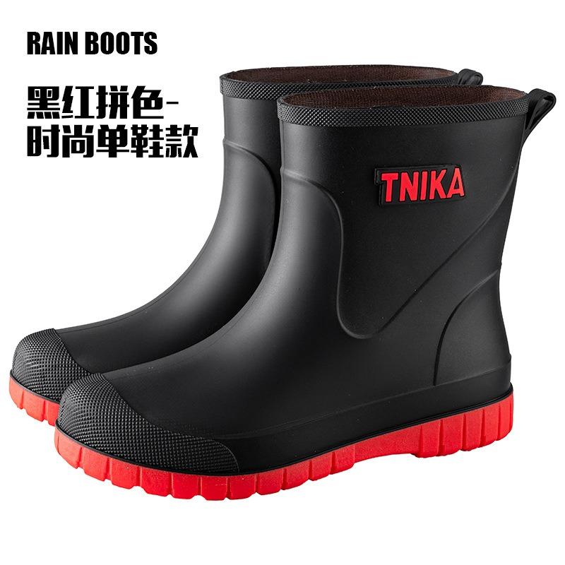 Multi-series high men's rain boots elastic rope mountaineering waterproof shoes 28/39 non-slip fishing wading boots