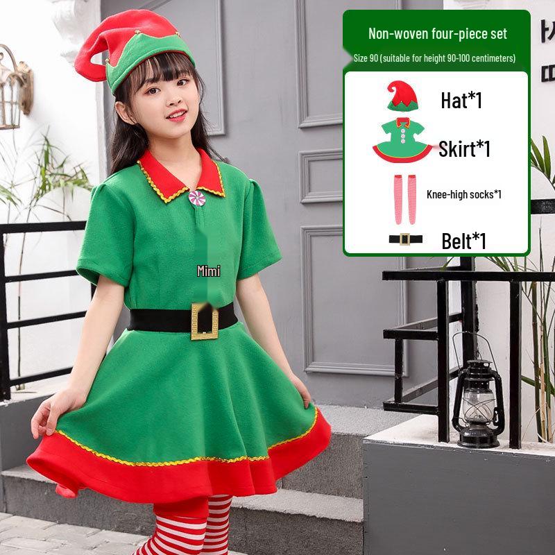 Kinder Weihnachtsmann Kostüm für Weihnachten - Jungen & Mädchen Verkleidungsoutfit