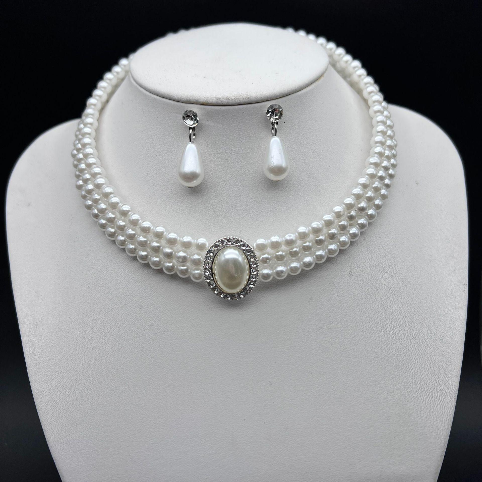 Advanced Temperament Necklace Earring Set Necklace earring set