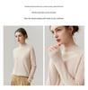 Lekasha 100% Pure Cashmere 12-Gauge Rolled Hem Turtleneck Sweater