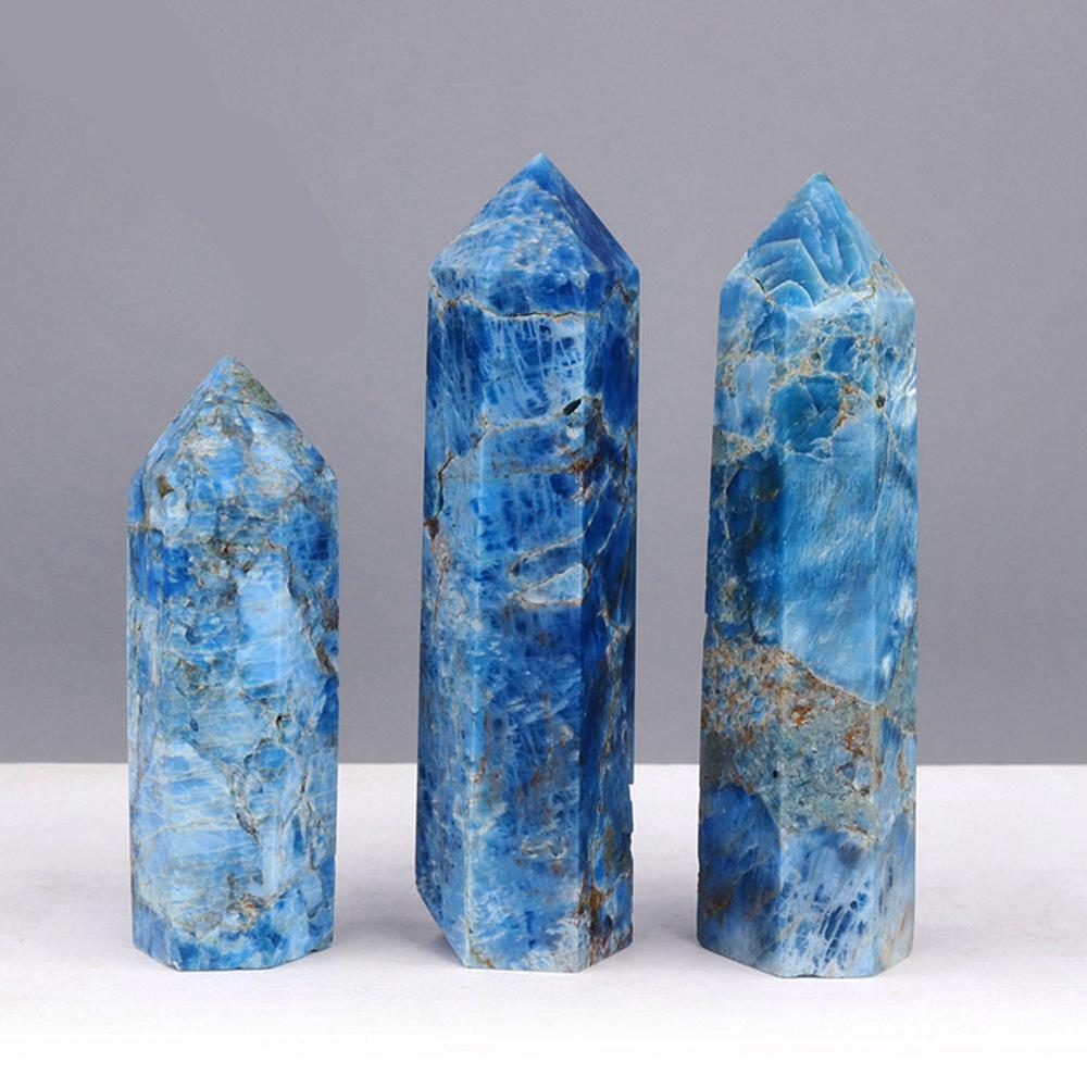 Natural Stone And Crystals Point Wand Witchcraft White Amethyst Home Decor Natural Crystal Mineral Desktop Handicraft Decoration
