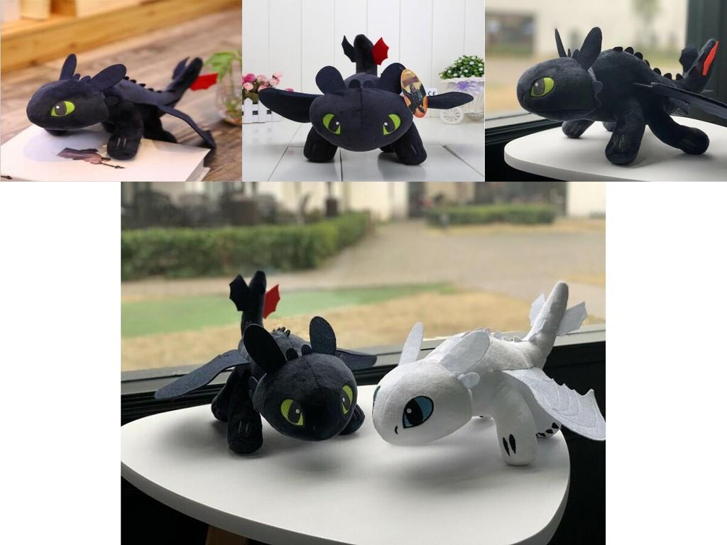 Soft Plush How To Train Your Dragon Toothless Night Fury Toy Available In Various Sizes Perfect For Anime Fans