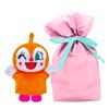 Yoshitoku Hand Puppet Plush Small Kids Will Comes In a Gift Bag with Pink and Red "Dokin-chan" Toy, (21cm Long), Love, Ribbon,