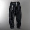 Export Original Tail Order Cut Label Linen Pants Men's Summer Thin Loose Tappered Draped Pants Export Men's Casual Pants