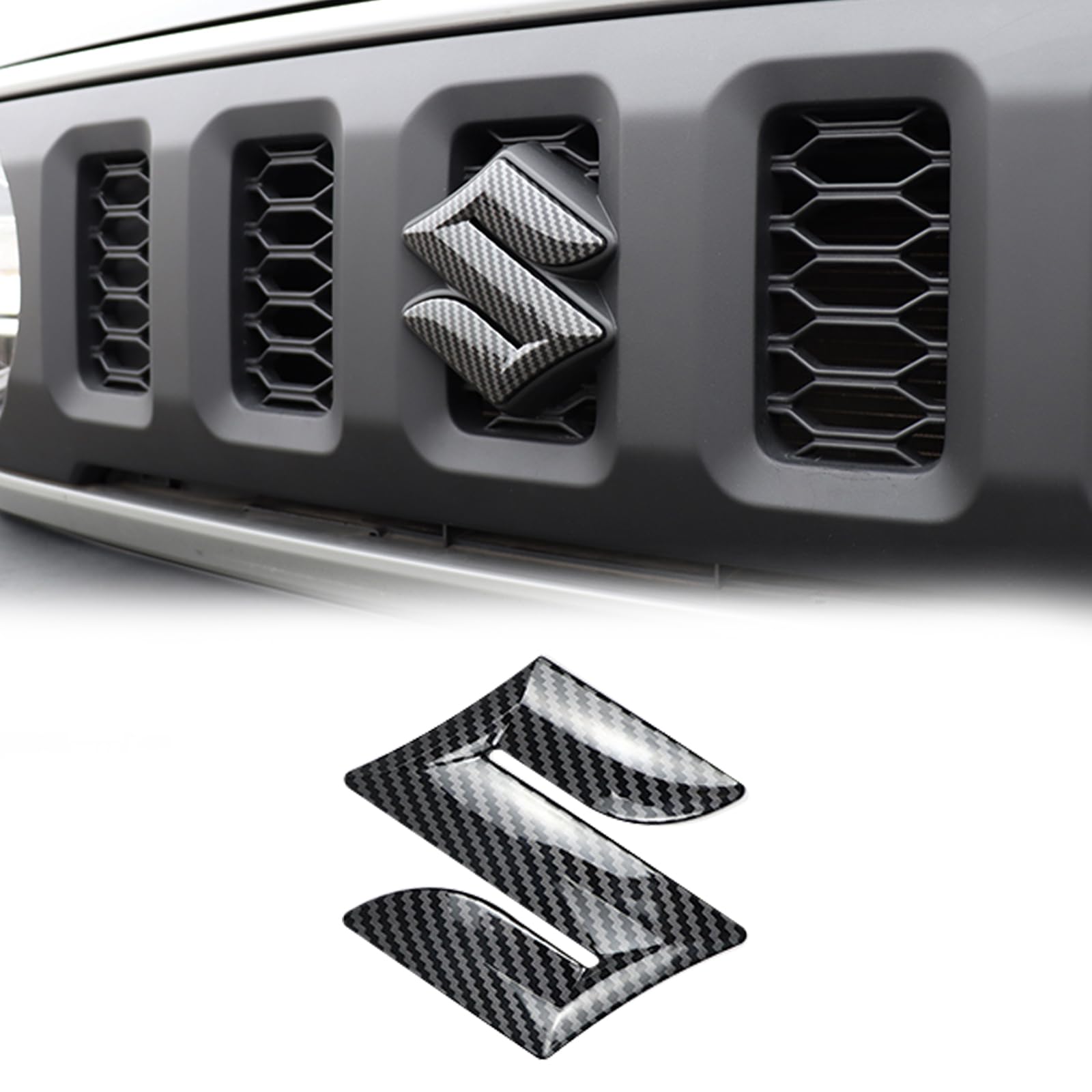 

Новая решетка радиатора Suzuki Jimny Знак S JB64 Jim Nisiera JB74 Jim Nomad JC74 Крышка эмблемы Оригинальная эмблема (углерод)