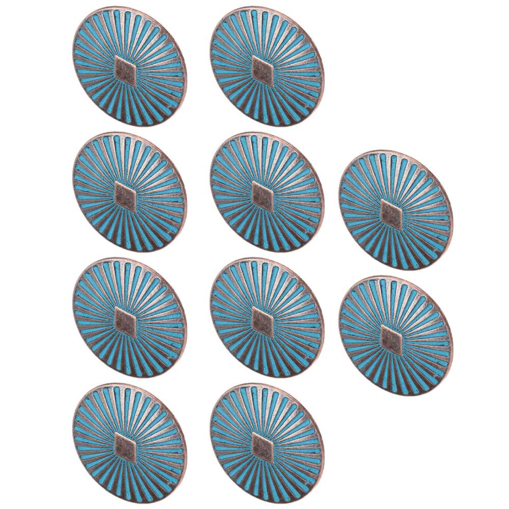 20pcs Round Shape Vintage Buttons Single Hole Decorative Sewing Buttons For Coat