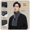 JIUMU Men's Pure Wool Winter Scarf