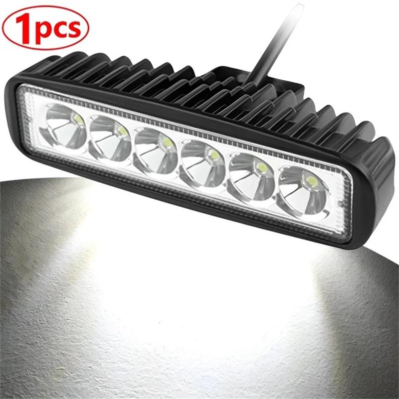 1/2 Set 18W 6-LED Off-Road Light Bar - Waterproof