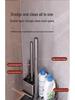 Bathroom Cleaning Set: Toilet Brush, Plunger, Storage Rack - No Dead Corners