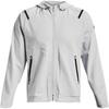 Zonbescherming Serie Stevig Ritssluiting Trekkoord Capuchon Sport Geweven Ademend Trainingsjack Heren Jas Grijs 1370494-014