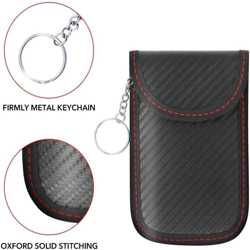 

Bag Keyless Unisex Card Bag Car Key Signal Blocker Case Car Key Bag Fob Pouch RFID Blocking Bag