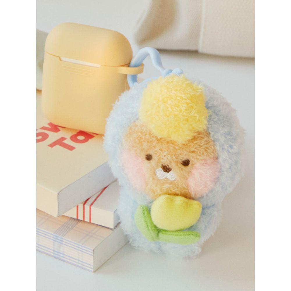 KAKAO FRIENDS Ball Balgre Fossil Keychain Doll_Little Jay-G