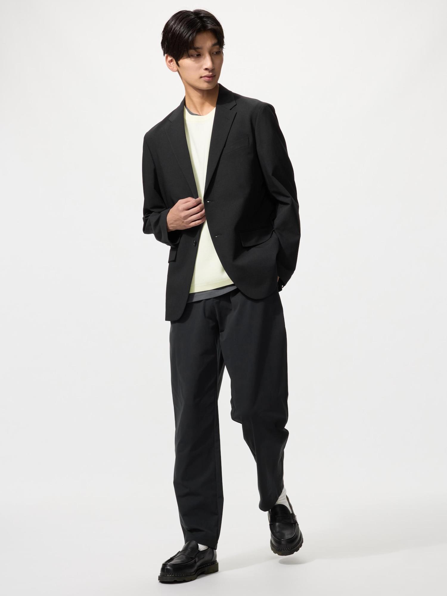 

Uniqlo Ultra Stretch Active зауженные брюки длина штанины 65 71 см 09 BLACK/MEN XS