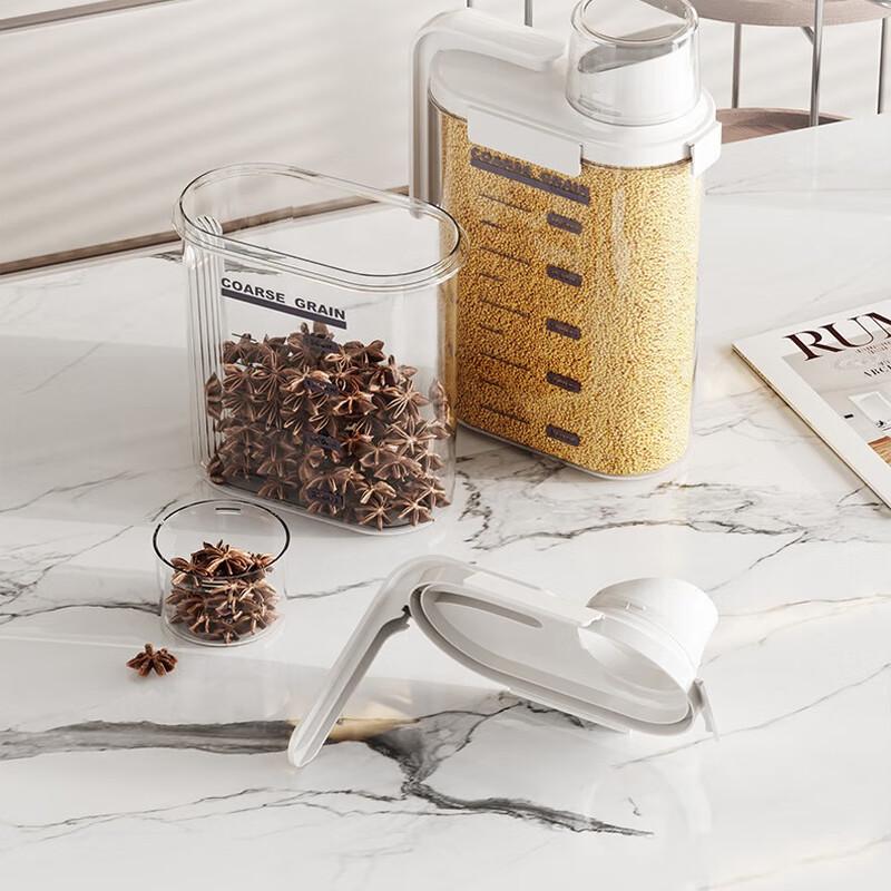 LISM Kitchen Rice and Grain Storage Container with Handle