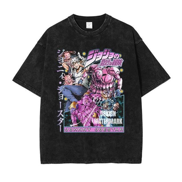 Мужская хлопковая футболка JoJo s Bizarre Adventure от HUANHUSHENG 4XL