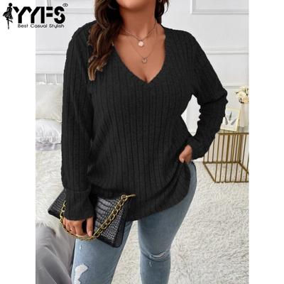 Γυναικεία μόδα Casual Άνοιξη Φθινόπωρο μονόχρωμη στάμπα μπλούζες και πουκάμισα με μακρυμάνικο λαιμόκοψη
