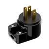 360 Degree Fully Rotatable NEMA 5 15P Male Plug 15A 125V ETL Support for Flexible Angling with 18/16/14AWG Power Cords