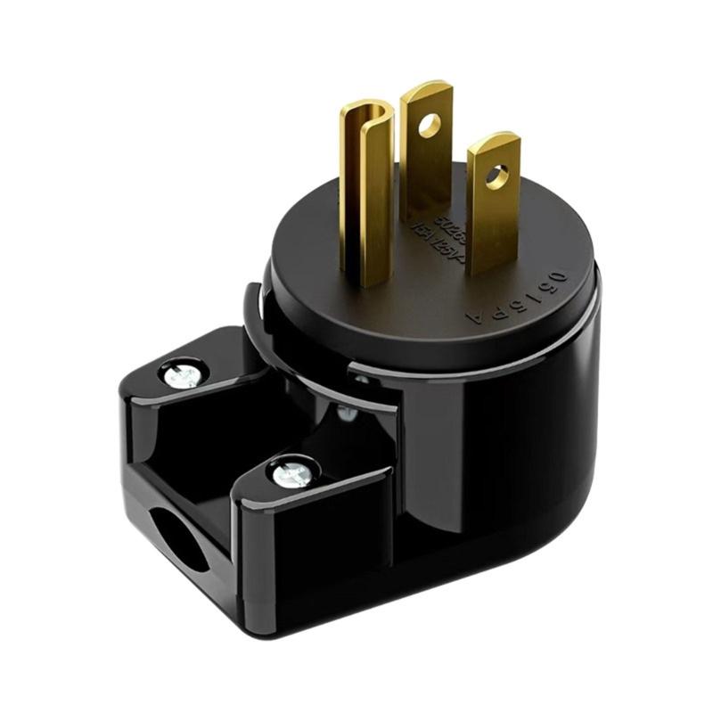 360 Degree Fully Rotatable NEMA 5 15P Male Plug 15A 125V ETL Support for Flexible Angling with 18/16/14AWG Power Cords