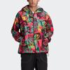 Adidas Originals Clover ADV Mesh Woven WB Retro Print Hooded Sports Jacket Men Outerwear Multicolor GN8855