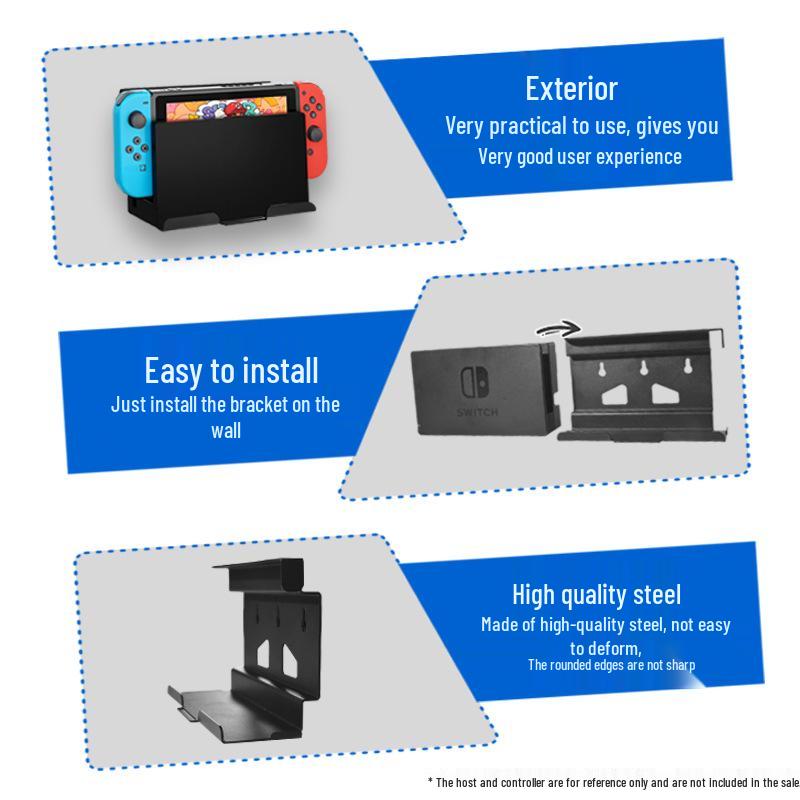Universal Wall Mount for Switch Console & Controller Storage