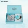 Wanshili Silk Scarf & Porcelain Gift Set - Asian Aroma Collection