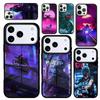 Capa Case for iPhone 17 Air 16 Pro Max 15 Plus 11 13 Mini 14 12 Back Phone Cover Neon Motorcycle Biker