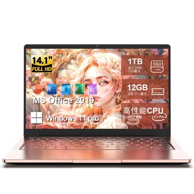 Dobios Laptop mit Office 2019 und Windows 11 Ideal für Verfügt über einen Celeron N4000 einen IPS-Winkel USB Bluetooth und ein japanisches Ideal zum Arbeiten von und