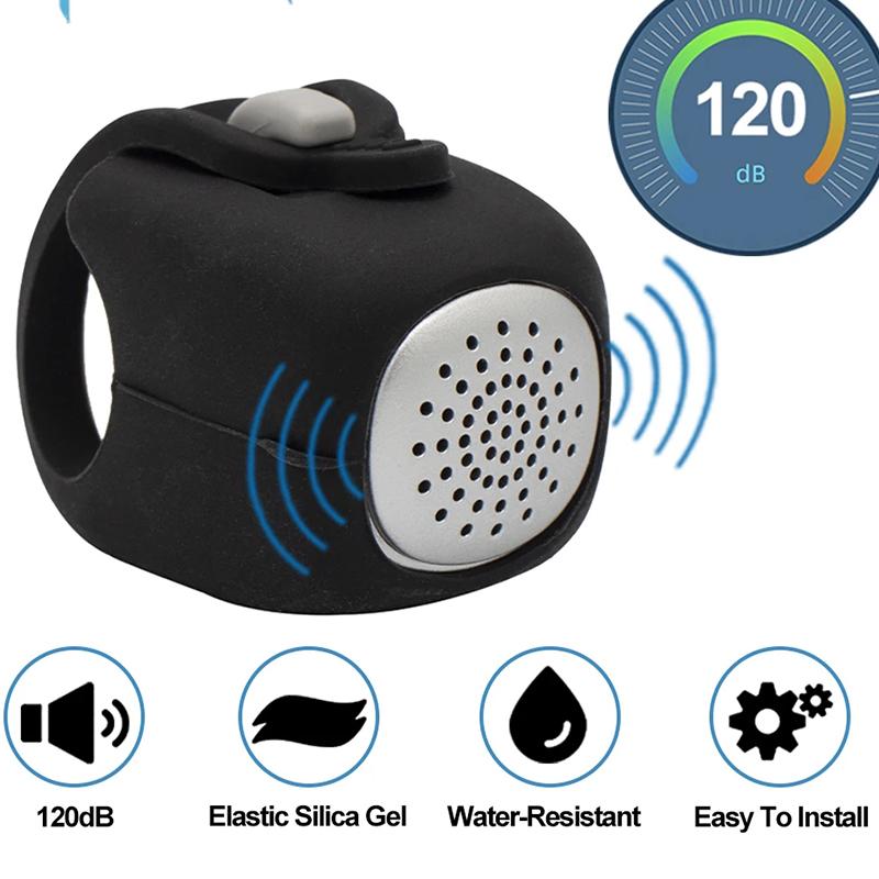 Road Cycling Handlebar Bells Loud Bell for Safe Riding Electric Bicycle Bell Bike Horn 3 Sound Mode Motorcycle Warning Horn