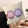 Cartoon Asamimichaan Asleep Cute Asamimi Office Cushion Pillowcase Car Cushion CoverXCM Lumbar Pillowcase Sofa Pillowcover