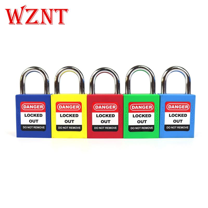 NT-25S 25mm Master Key Padlock Safety Locks Durable Reinforced Nylon Triple-Coated Steel CE/ISO Certified for Industrial Lockout