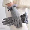 Gloves Winter Women Can Touch The Screen for Driving, Riding, Piled and Thickened Windproof and Cold-proof Warm Gloves