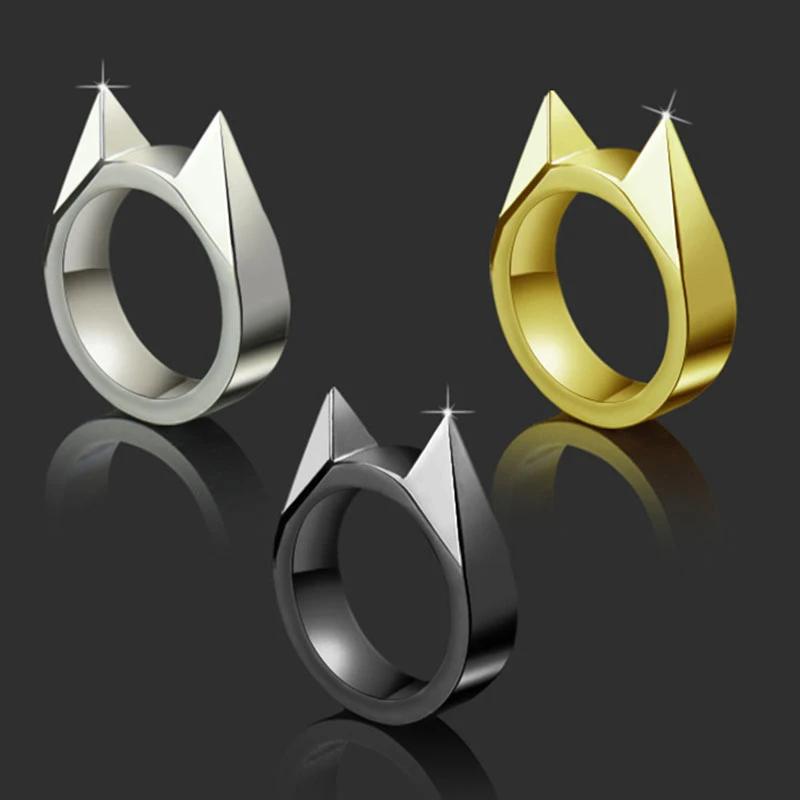 NEW Outdoor Survival Self-Defense Ring Portable Men's Women Finger Weapon Emergency Broken Glass Punk Hiking Camping Protector