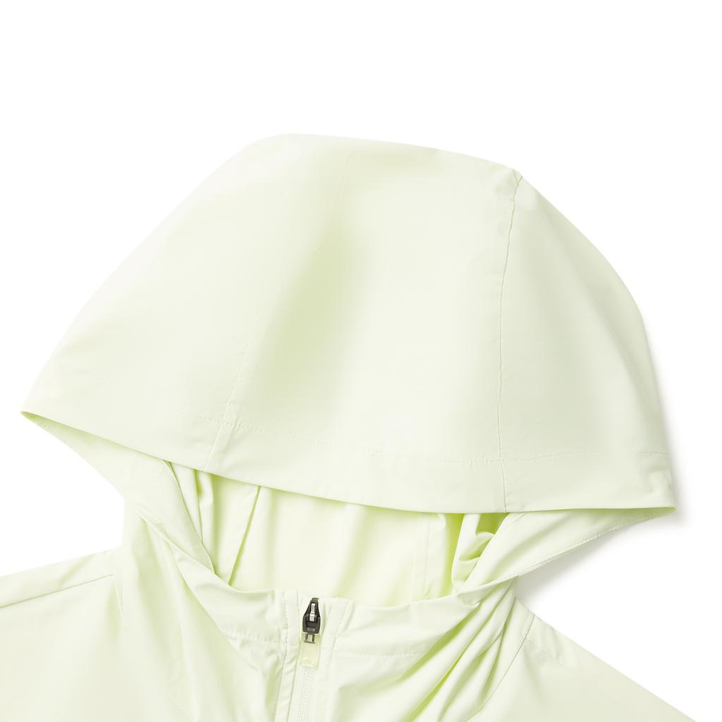 Li Ning Running Series Comfortable Casual Simple Solid Color Hooded Zipper Versatile Mirror Sun Protection Jacket Women Jacket AFDV252-6