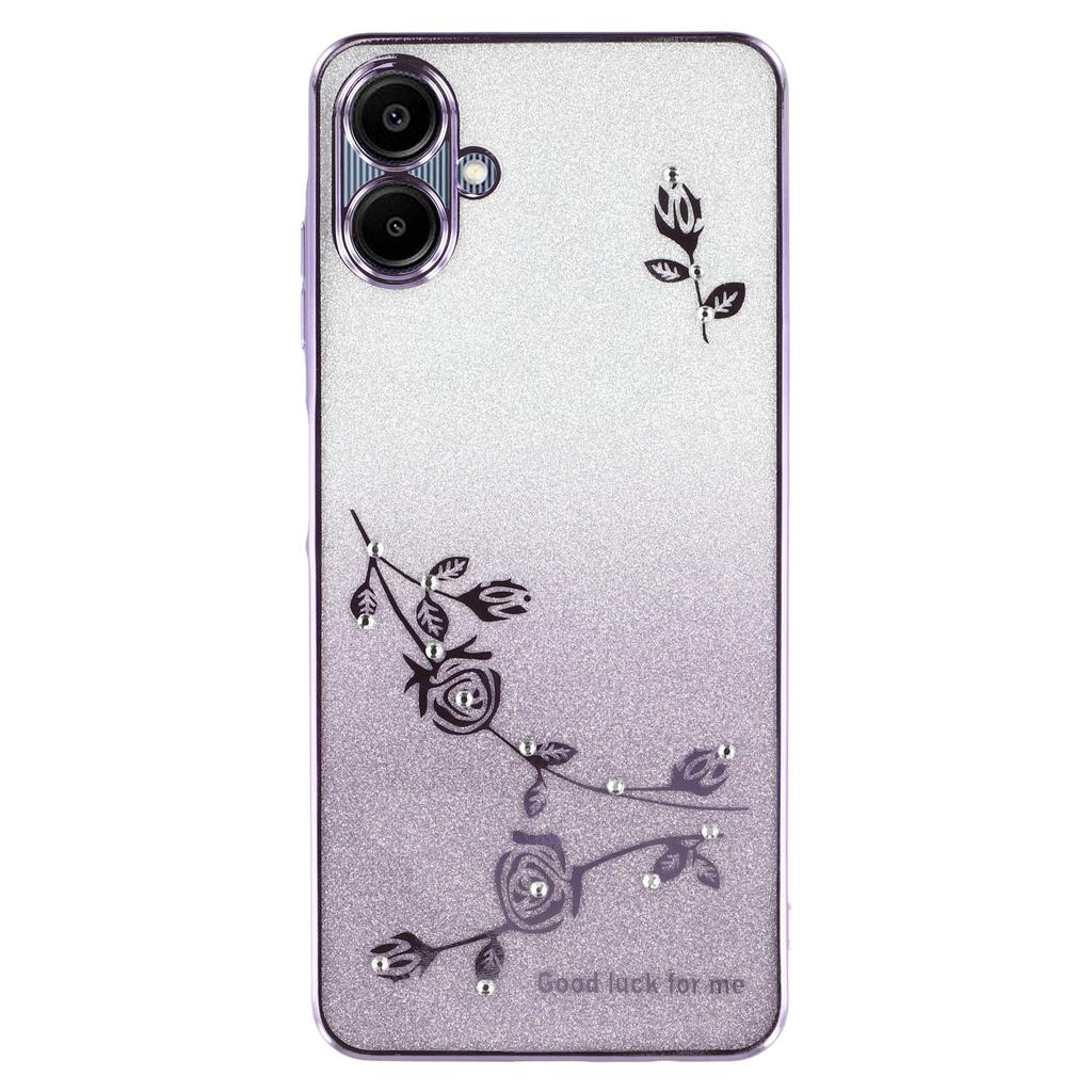 KADEM For Samsung Galaxy A06 4G Case Flower TPU Flexible Gradient Phone Cover