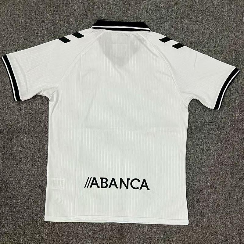 Celta Fan Edition Bílé krátkoruké fotbalové triko Pánské Bambusové vlákno Výkonnostní sportovní oblečení