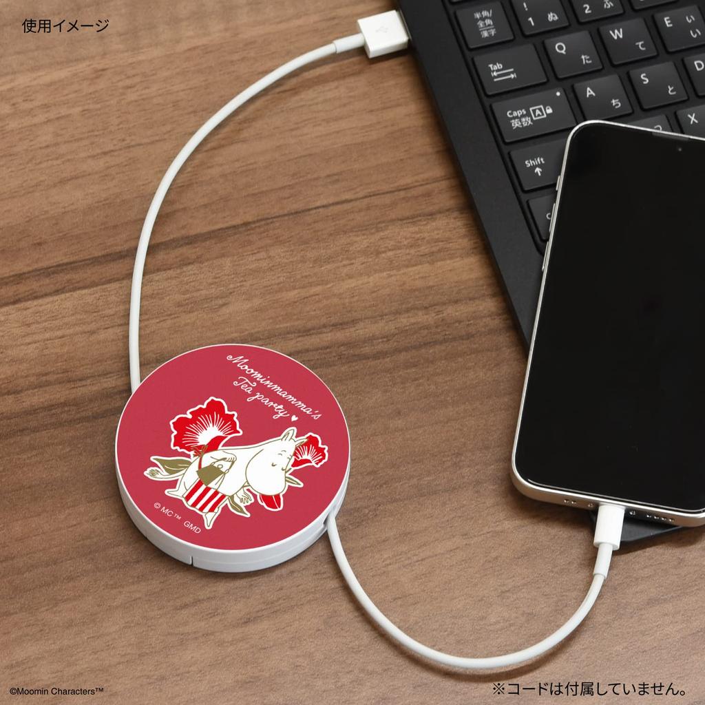 Gourmandies Moomin Tea Cord Reel Case Moominmamma [Moominmamma's Party] MMN-151A