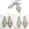 Geometric Water Diamond Earrings For Women Fashion Jewelry Gift For Spring