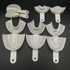 Dental Impression Plastic Trays Without Mesh Tray Teeth Holder Dentist Tools Lab Material