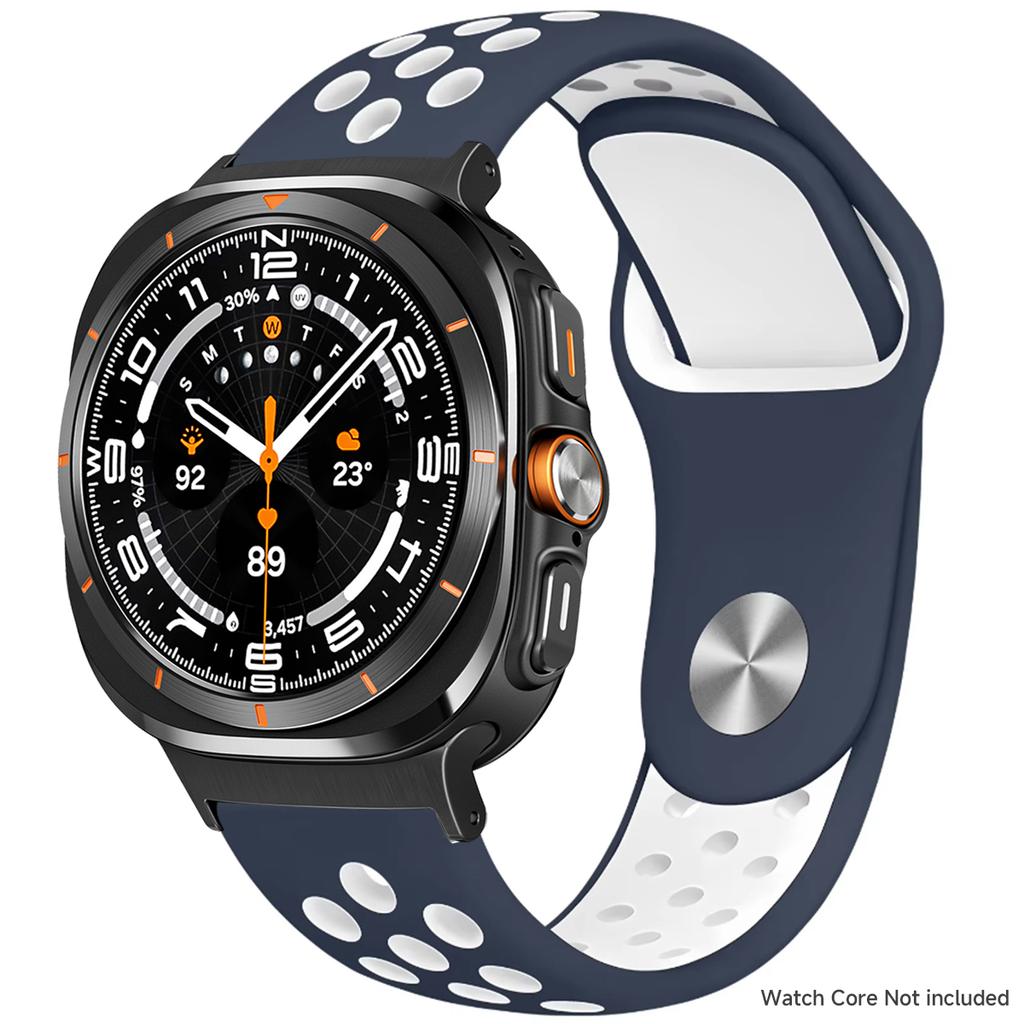 Silicone Strap For Samsung Galaxy Watch 8 40mm 44mm 8 Classic 46mm Sports Breathable Bracelet For Galaxy Ultra 2025 47MM Band